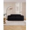 EMBA LUXURY- Meva Loveseat Sofa Black