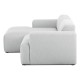 EMBA LUXURY- Meva Corner Sofa Light Gray