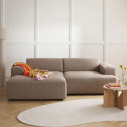 EMBA LUXURY- Meva Corner Sofa Stone Color