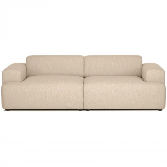 EMBA LUXURY- Meva Three Seater Sofa Beige