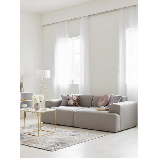 EMBA LUXURY- Meva Three Seater Sofa Dark Gray