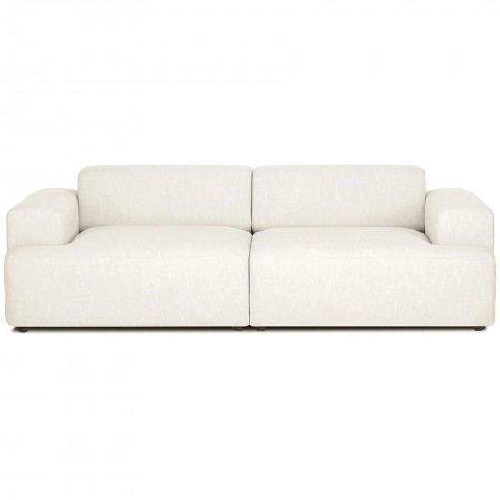 EMBA LUXURY- Meva Three Seater Sofa Cream