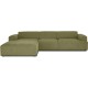 EMBA LUXURY- Large Corner Sofa Green