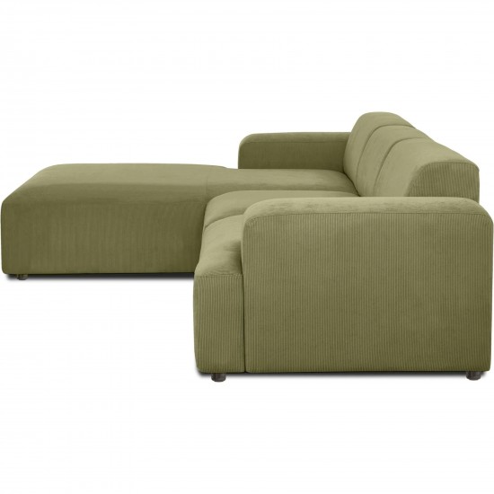 EMBA LUXURY- Large Corner Sofa Green