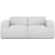 EMBA LUXURY- Meva Loveseat Sofa Light Gray