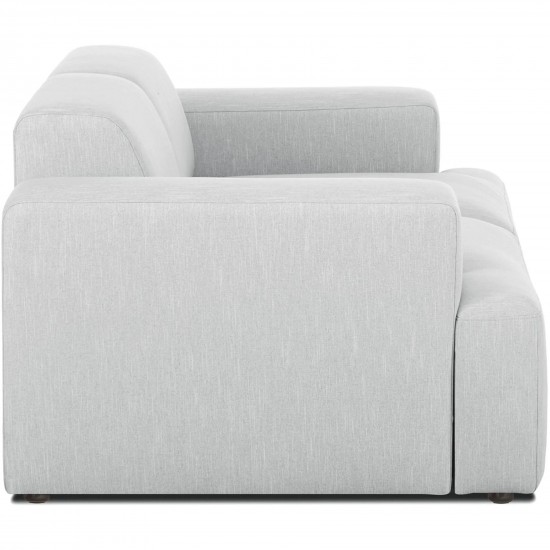 EMBA LUXURY- Meva Loveseat Sofa Light Gray