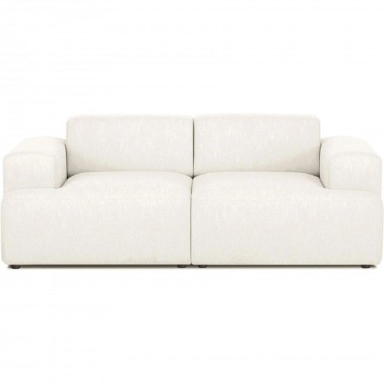 EMBA LUXURY- Meva Double Sofa Cream