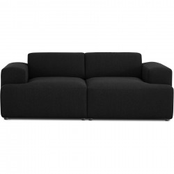 EMBA LUXURY- Meva Loveseat Sofa Black