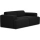 EMBA LUXURY- Meva Loveseat Sofa Black