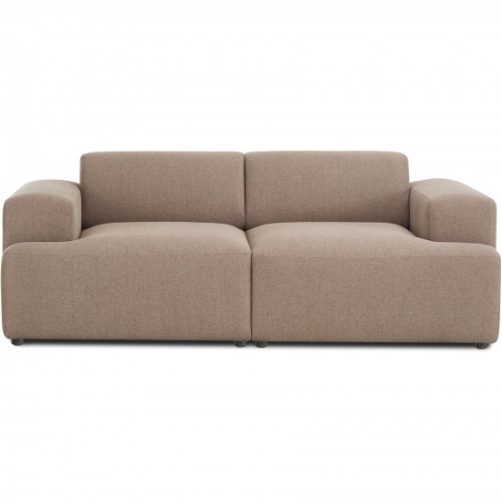 EMBA LUXURY- Meva Loveseat Sofa Stone Color