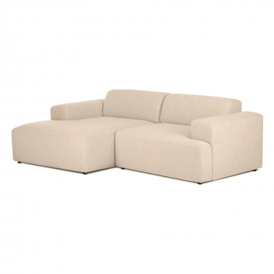 EMBA LUXURY- Meva Corner Sofa Beige