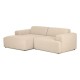 EMBA LUXURY- Meva Corner Sofa Beige