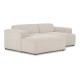 EMBA LUXURY- Meva Corner Sofa Beige Striped