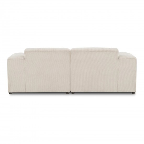 EMBA LUXURY- Meva Corner Sofa Beige Striped