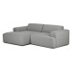 EMBA LUXURY- Meva Corner Sofa Dark Gray