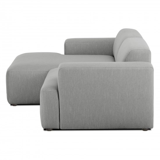 EMBA LUXURY- Meva Corner Sofa Dark Gray