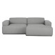 EMBA LUXURY- Meva Corner Sofa Dark Gray