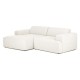 EMBA LUXURY- Meva Corner Sofa Cream