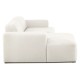 EMBA LUXURY- Meva Corner Sofa Cream