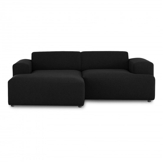 EMBA LUXURY- Meva Corner Sofa Black