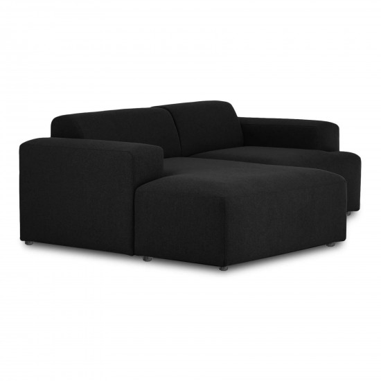 EMBA LUXURY- Meva Corner Sofa Black