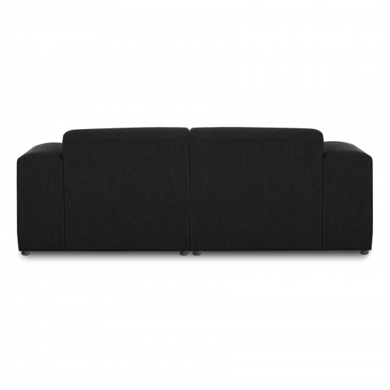 EMBA LUXURY- Meva Corner Sofa Black