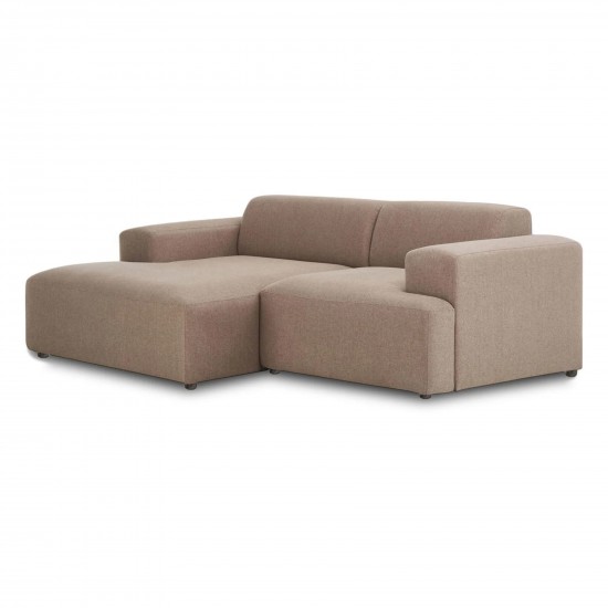 EMBA LUXURY- Meva Corner Sofa Stone Color