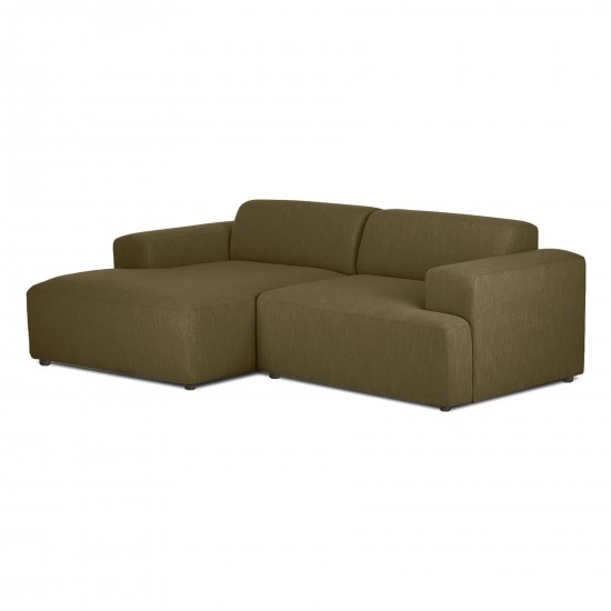 EMBA LUXURY- Meva Corner Sofa Green