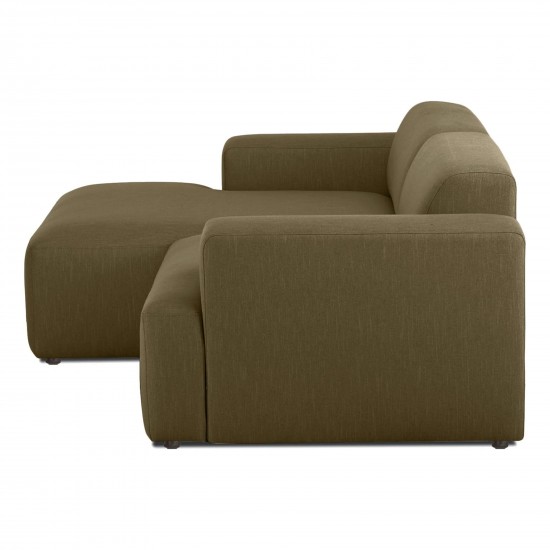 EMBA LUXURY- Meva Corner Sofa Green