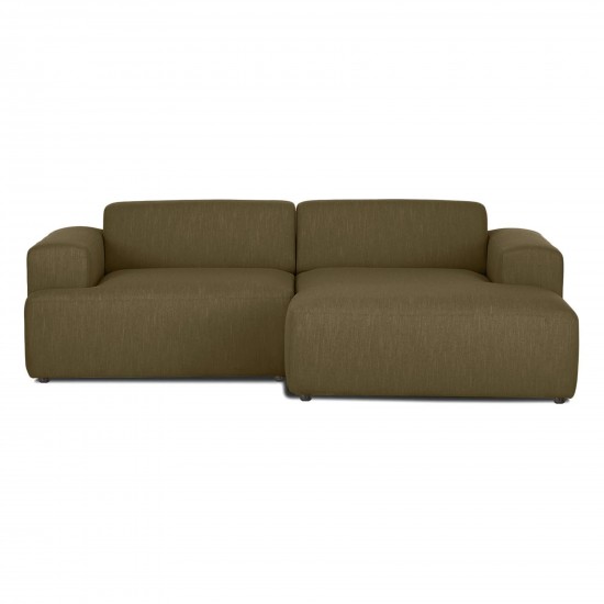 EMBA LUXURY- Meva Corner Sofa Green