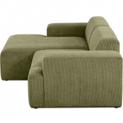 EMBA LUXURY- Meva Corner Sofa Green Striped