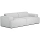 EMBA LUXURY- Meva Three Seater Sofa Light Gray