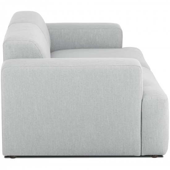 EMBA LUXURY- Meva Three Seater Sofa Light Gray