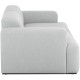 EMBA LUXURY- Meva Three Seater Sofa Light Gray