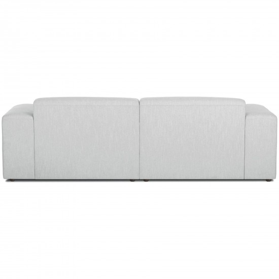 EMBA LUXURY- Meva Three Seater Sofa Light Gray