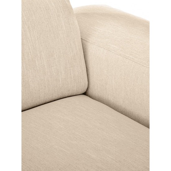 EMBA LUXURY- Meva Three Seater Sofa Beige