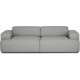 EMBA LUXURY- Meva Three Seater Sofa Dark Gray