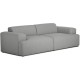 EMBA LUXURY- Meva Three Seater Sofa Dark Gray