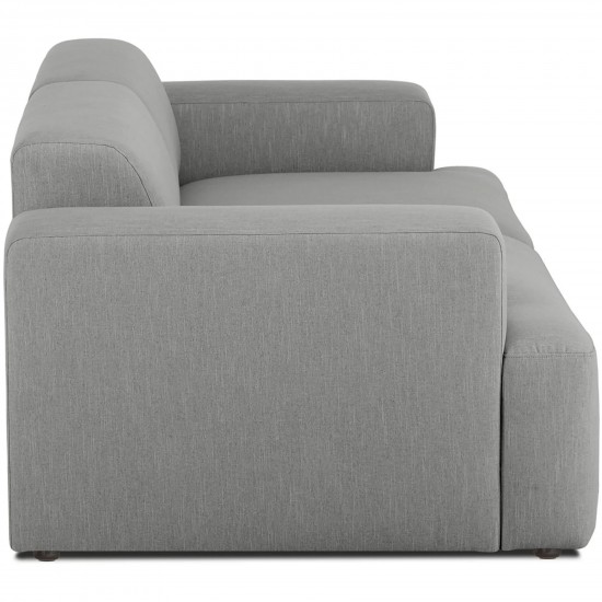 EMBA LUXURY- Meva Three Seater Sofa Dark Gray