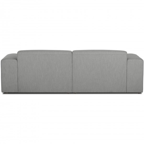 EMBA LUXURY- Meva Three Seater Sofa Dark Gray