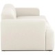 EMBA LUXURY- Meva Three Seater Sofa Cream