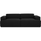 EMBA LUXURY- Meva 3-seater Sofa Black