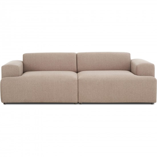 EMBA LUXURY- Meva Three Seater Sofa Stone Color