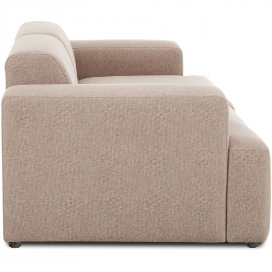 EMBA LUXURY- Meva Three Seater Sofa Stone Color