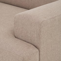 EMBA LUXURY- Meva Three Seater Sofa Stone Color