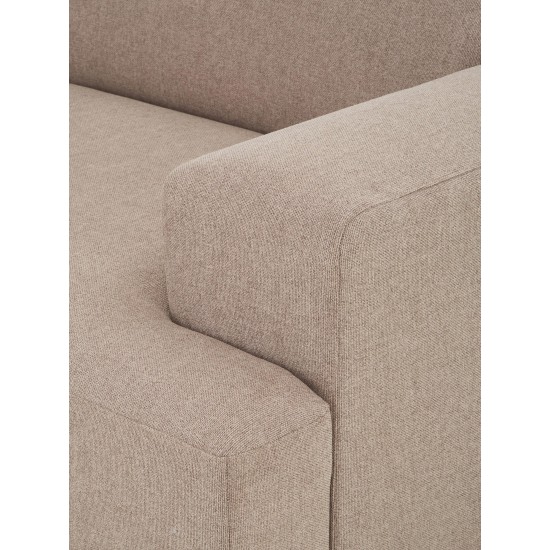 EMBA LUXURY- Meva Three Seater Sofa Stone Color