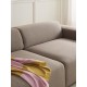 EMBA LUXURY- Meva Three Seater Sofa Stone Color