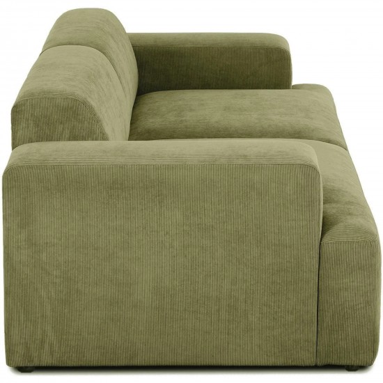 EMBA LUXURY- Meva Three Seater Sofa Green