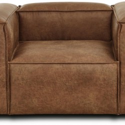 EMBA LUXURY- Brown Milano Modular jigsaw puzzle armchair