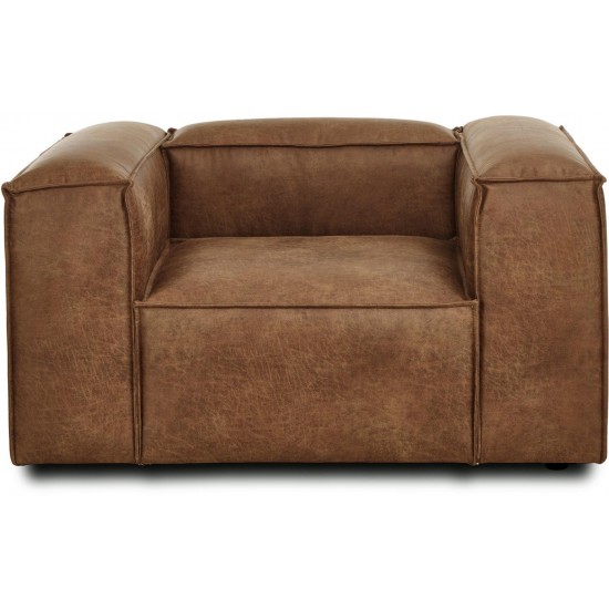 EMBA LUXURY- Brown Milano Modular jigsaw puzzle armchair